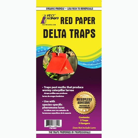 Pest Wizard Paper Delta Trap 3-Pack