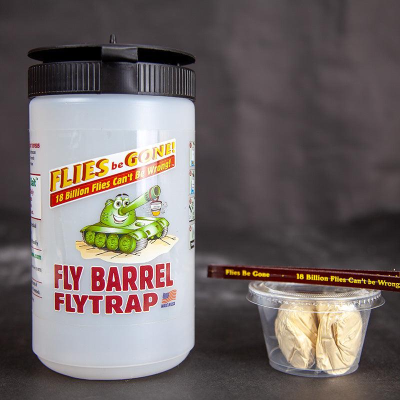 Flies Be Gone Fly Barrel Fly Trap