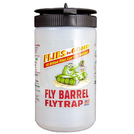 Flies Be Gone Fly Barrel Fly Trap