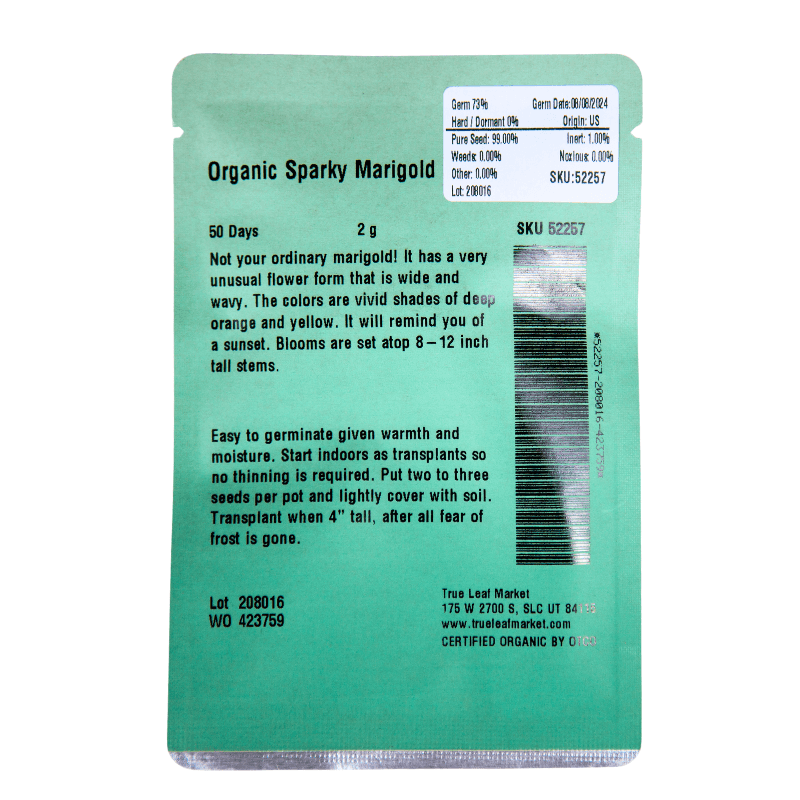 Sparky Marigold (Organic)