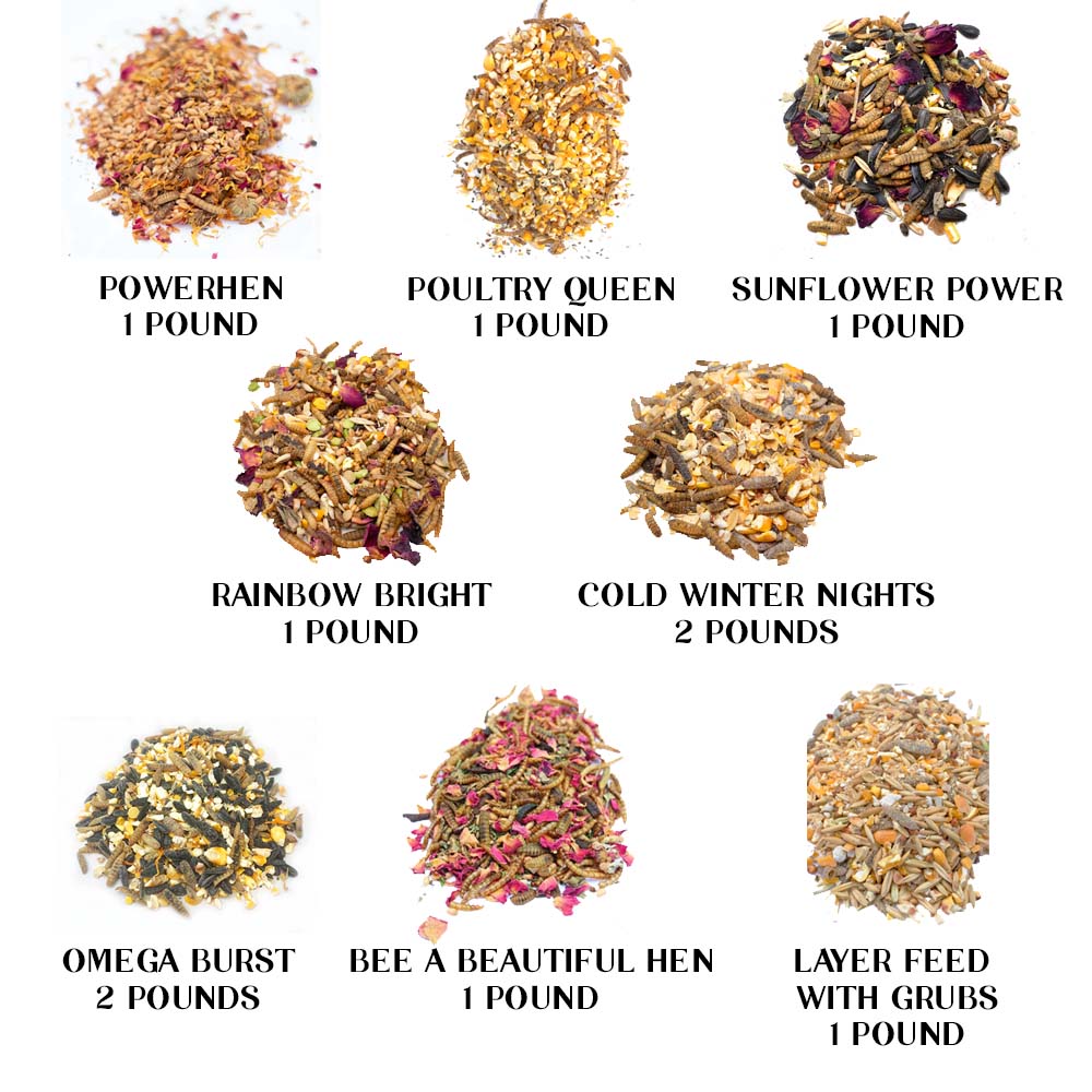 Chicken Treat Sampler Bundle - 8 Different Treats In One Box! (10 Pounds Total)