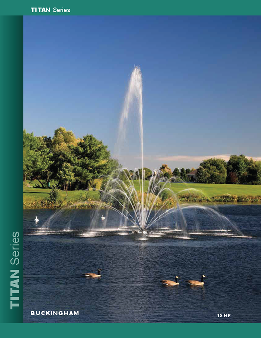 Aqua Control Titan Series Nozzle for 15HP Fountain