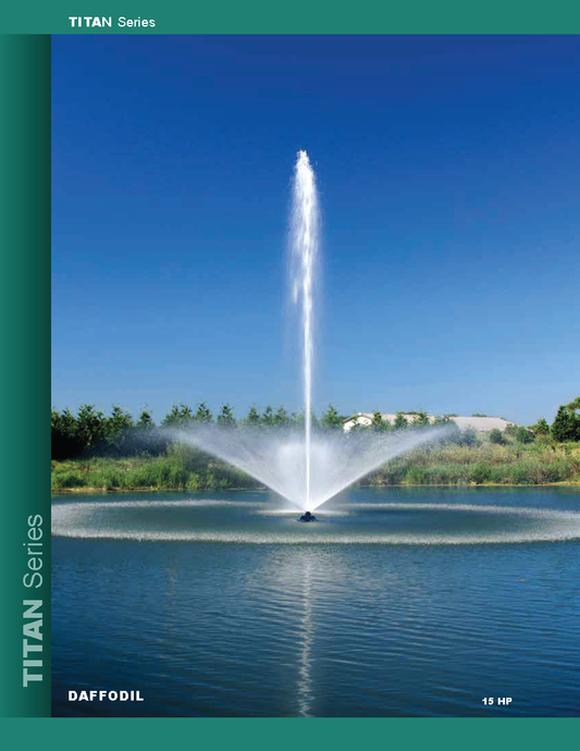 Aqua Control Titan Series Nozzle for 15HP Fountain