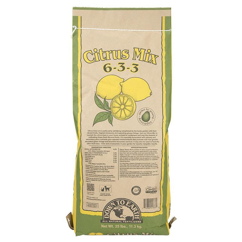 Citrus Mix Fertilizer 6-3-3 (25 lb Bag)