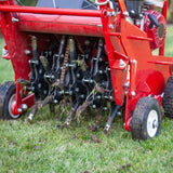 Aeration, dethatching & overseeding