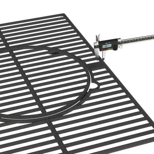 Multifunction Cast Iron Grill Grate for 3-Burner Grill
