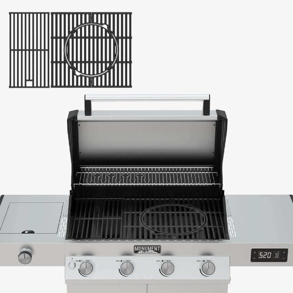 Multifunction Cast Iron Grill Grate