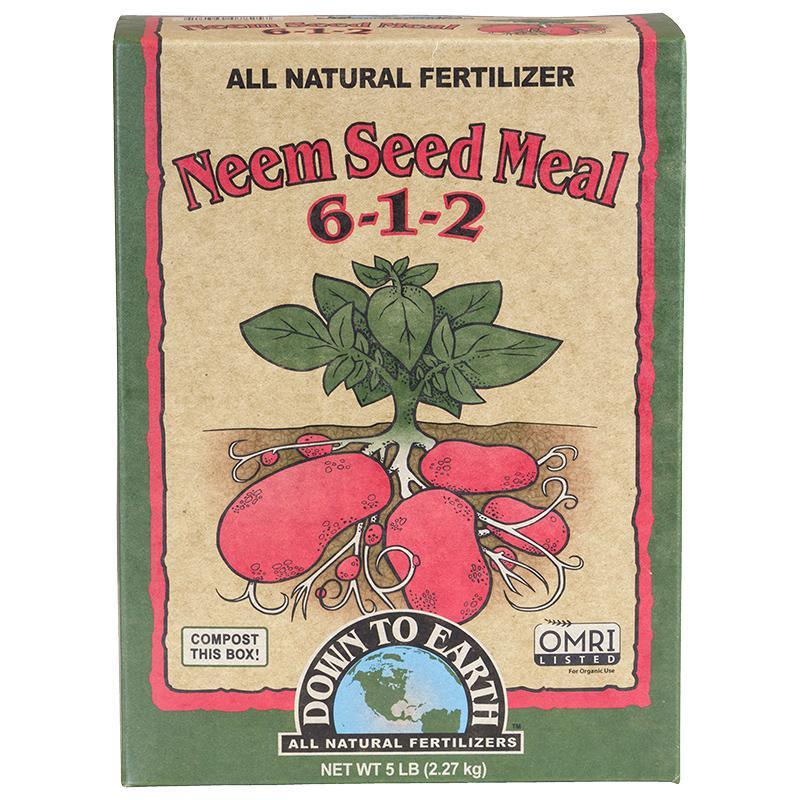 Neem Seed Meal 6-1-2  (5 lb Box)