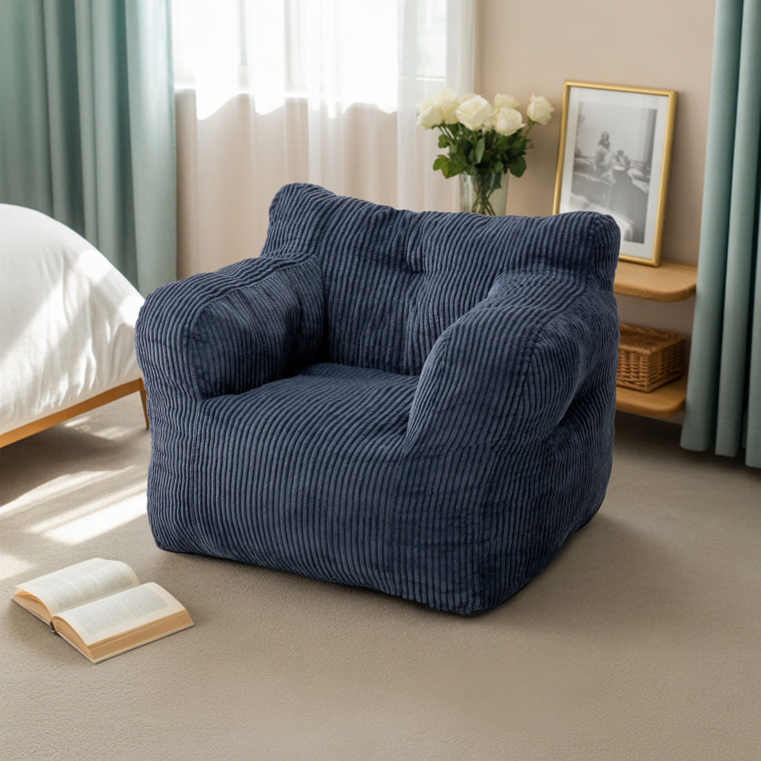 Pamapic Teens Bean Bag Chairs for Kids Gaming Playroom, Dorm & Reading Room