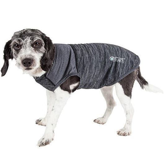 Pet Life ® Active 'Aero-Pawlse' Quick-Dry and 4-Way-Stretch Yoga Fitness Dog T-Shirt Tank Top