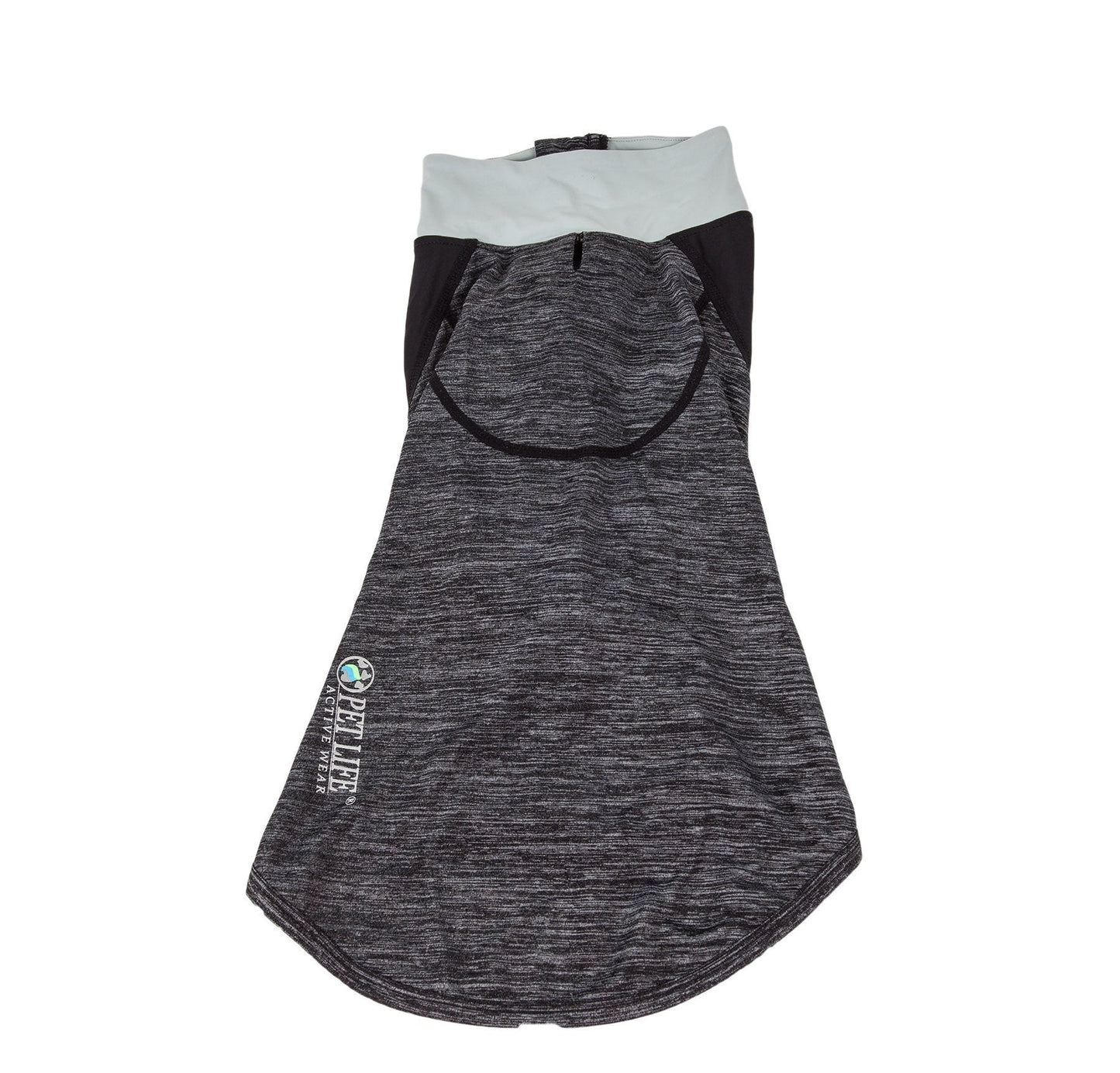 Pet Life ® Active 'Chewitt Wagassy' 4-Way-Stretch Yoga Fitness Long-Sleeve Dog T-Shirt