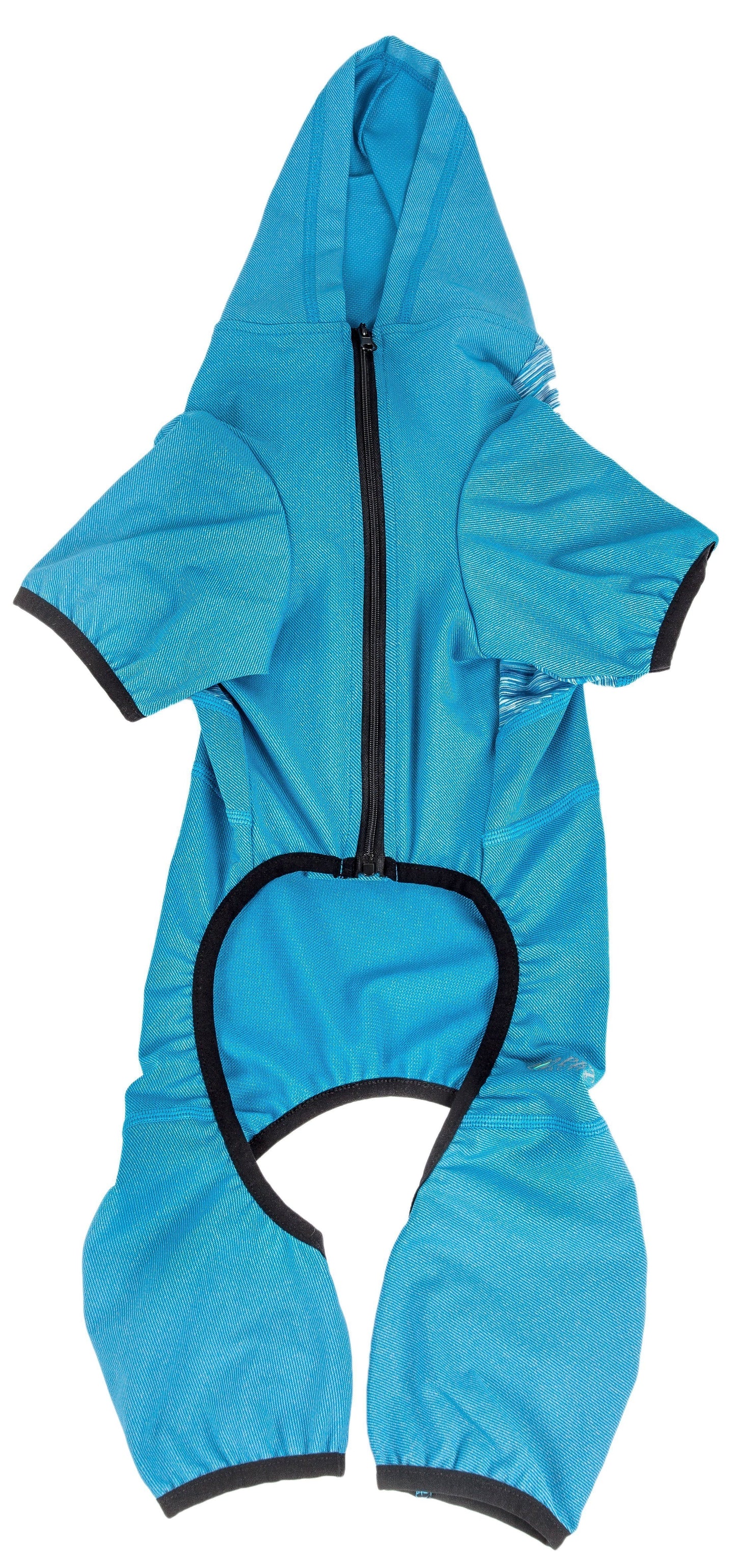 Pet Life ® Active 'Pawsterity' Mediumweight 4-Way-Stretch Yoga Fitness Dog Tracksuit Hoodie