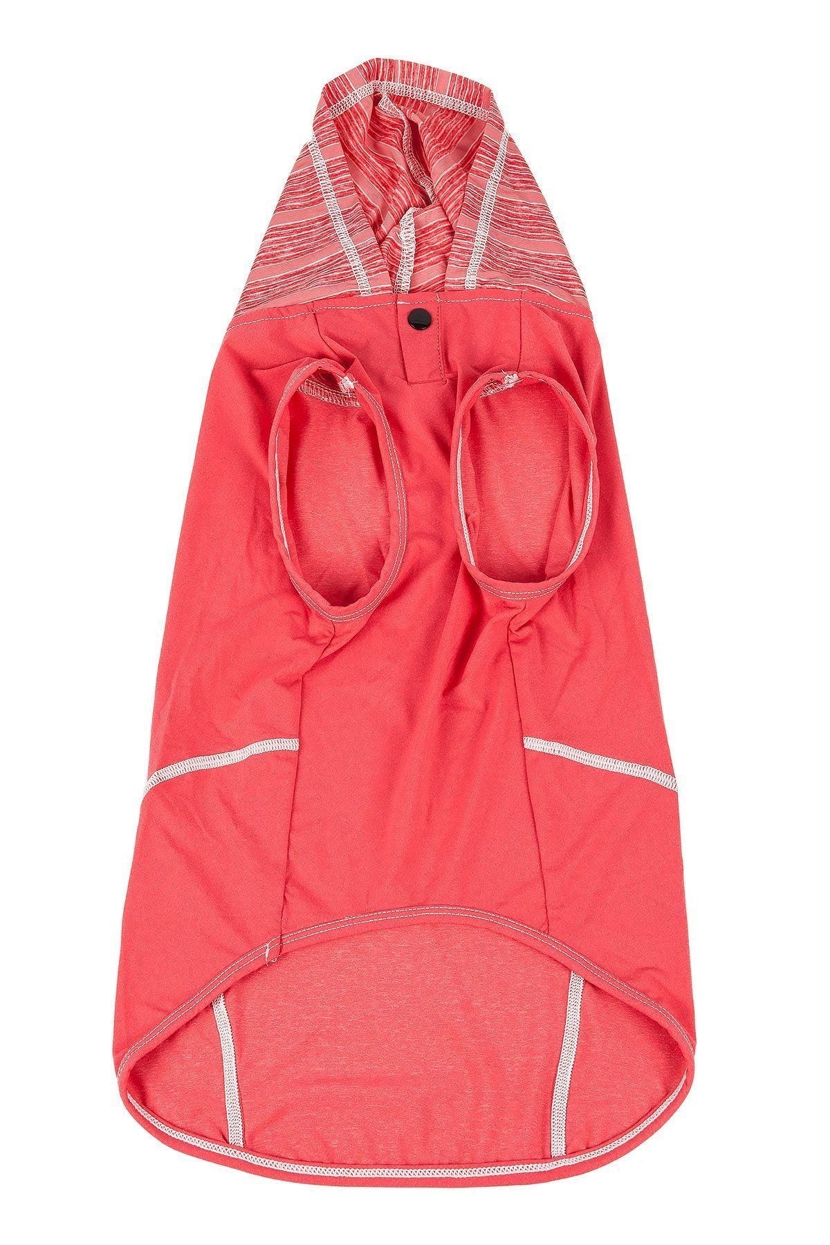 Pet Life ® Active 'Pull-Rover' 4-Way Stretch Sleeveless Fitness Yoga Dog T-Shirt Hoodie