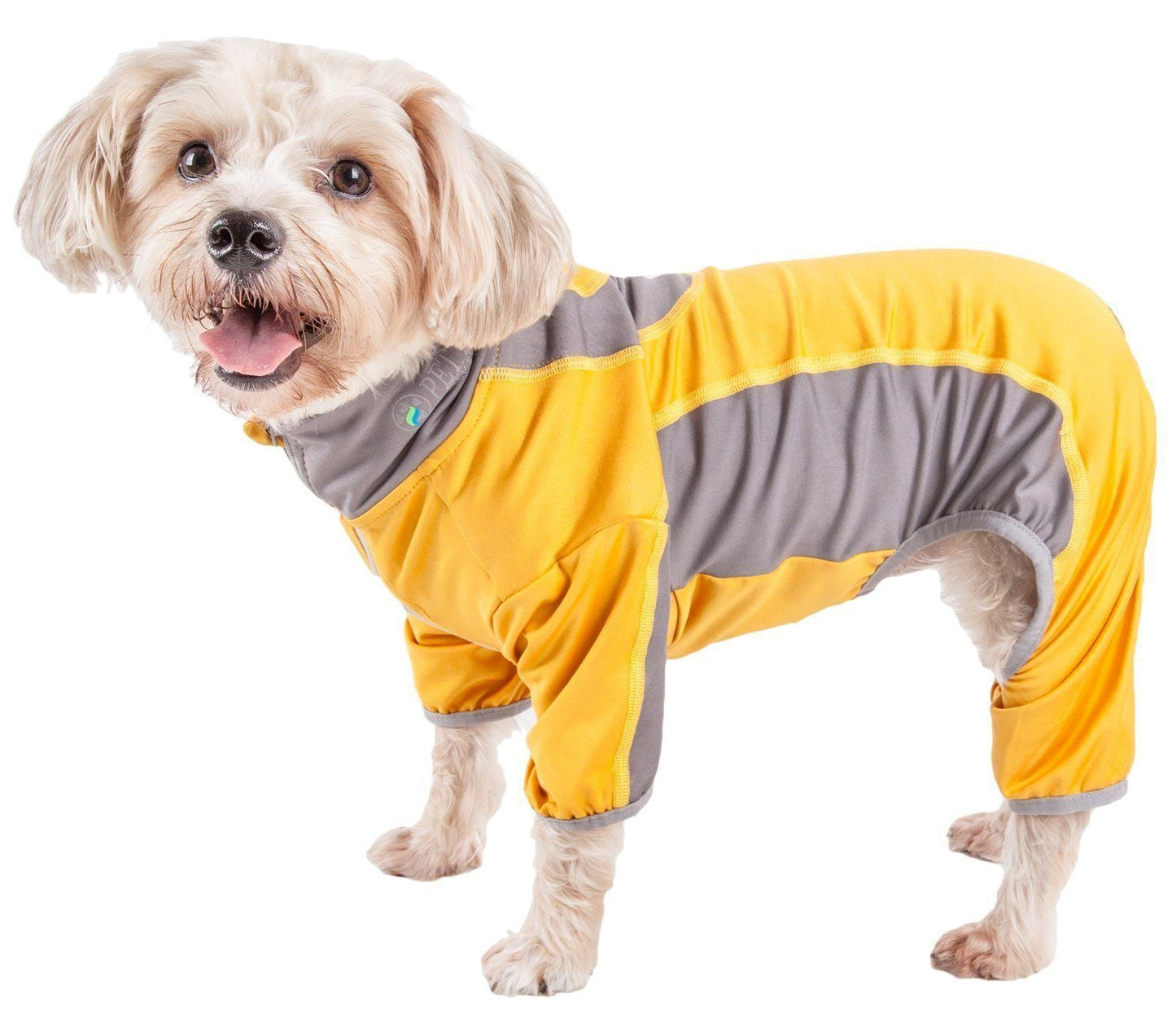 Pet Life ® Active 'Warm-Pup' Stretchy and Quick-Drying Fitness Dog Yoga Warm-Up Tracksuit