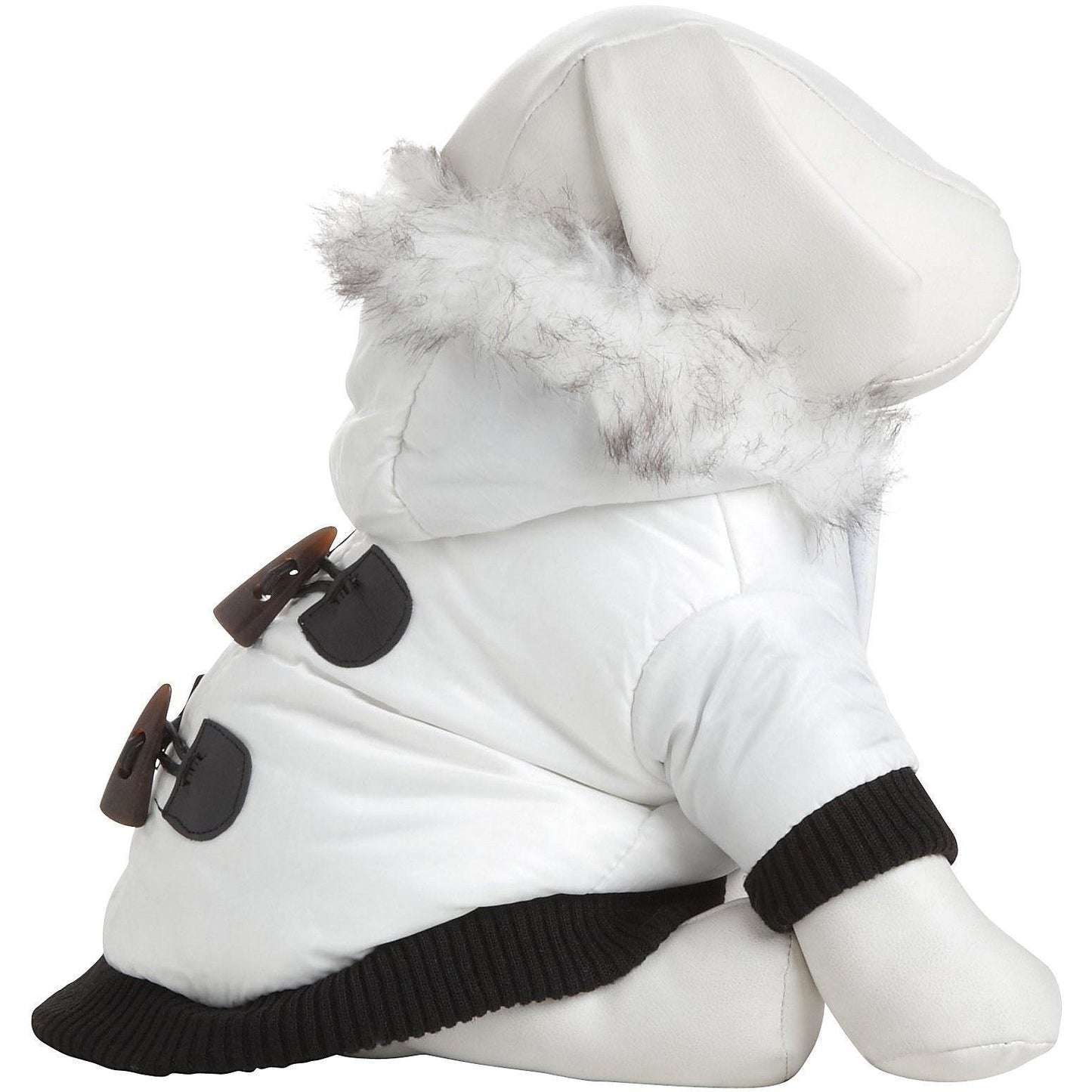 Pet Life ® Aspen Winter-White 3M Insulated Fashion Pet Parka Dog Coat