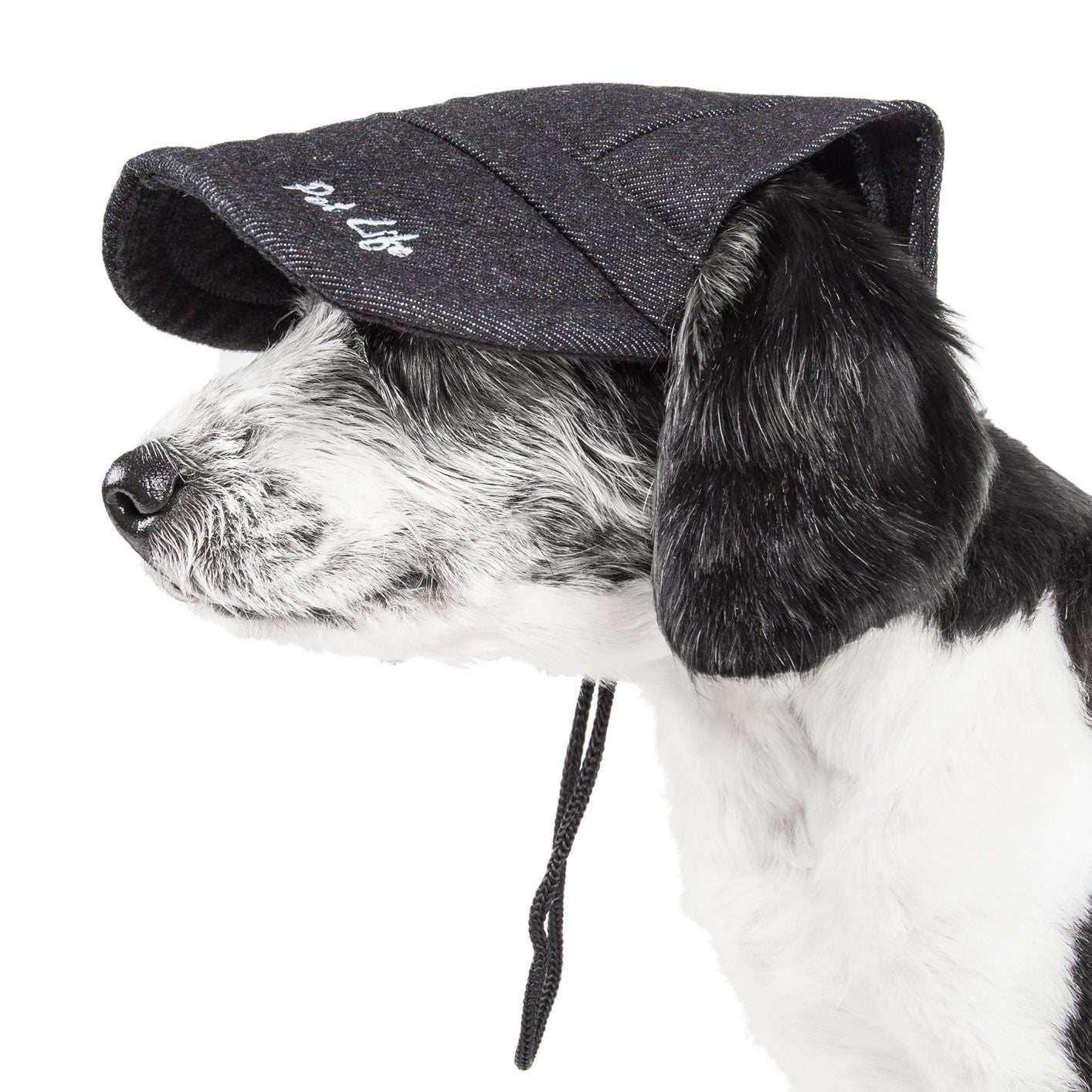 Pet Life ®  'Cap-Tivating' UV Protectant Adjustable Fashion Dog Hat Cap