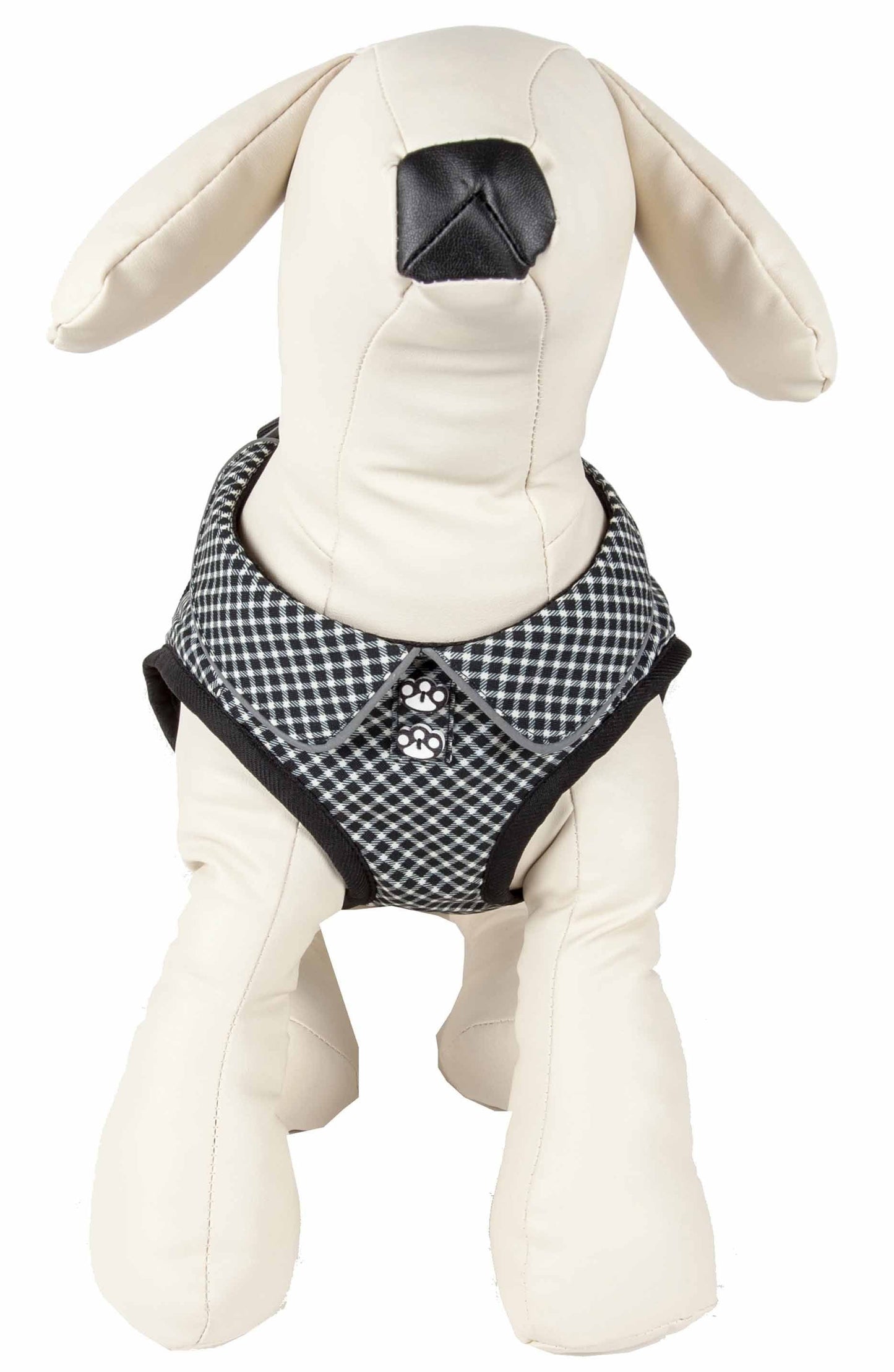 Pet Life ® 'Checkerwag' Checkered Mesh Reversed and Adjustable Fashion Dog Harness