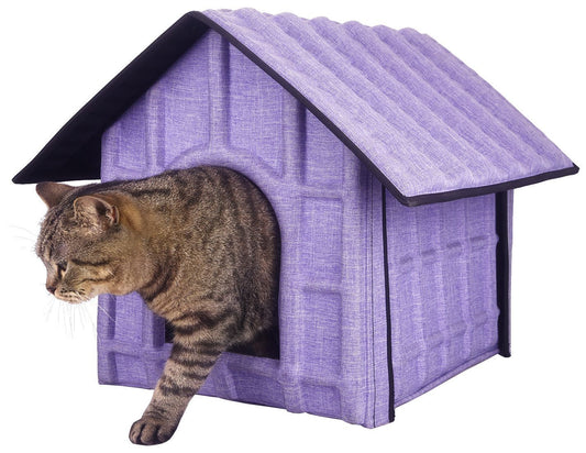 Pet Life ® 'Collapsi-Pad' Folding Lightweight Travel Pet House with inner Mat