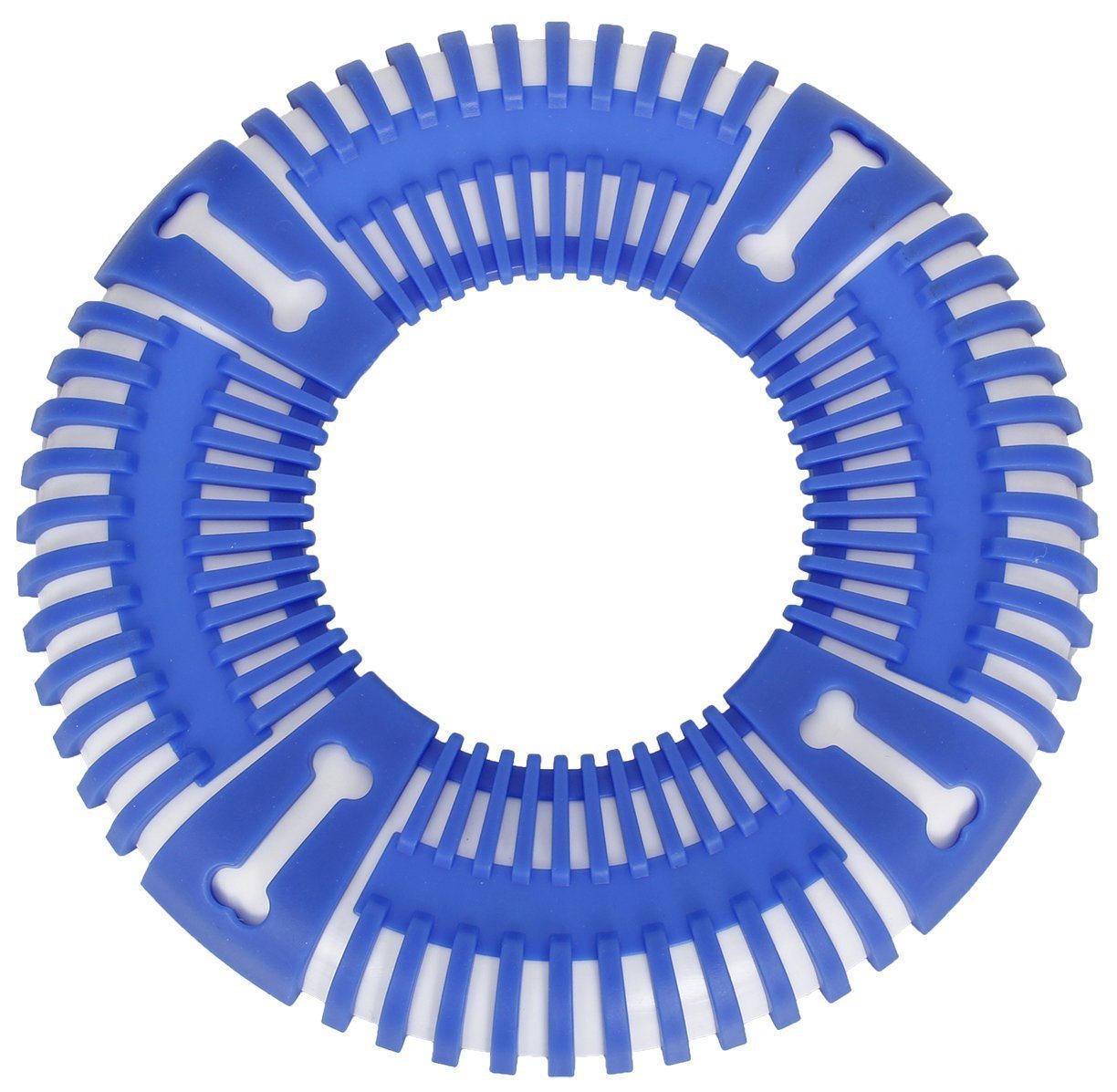 Pet Life ® 'Denta-Bark' Sporty Durable Flexible Toss and Fetch Frisbee Oral Hygiene Pet Dog Toy