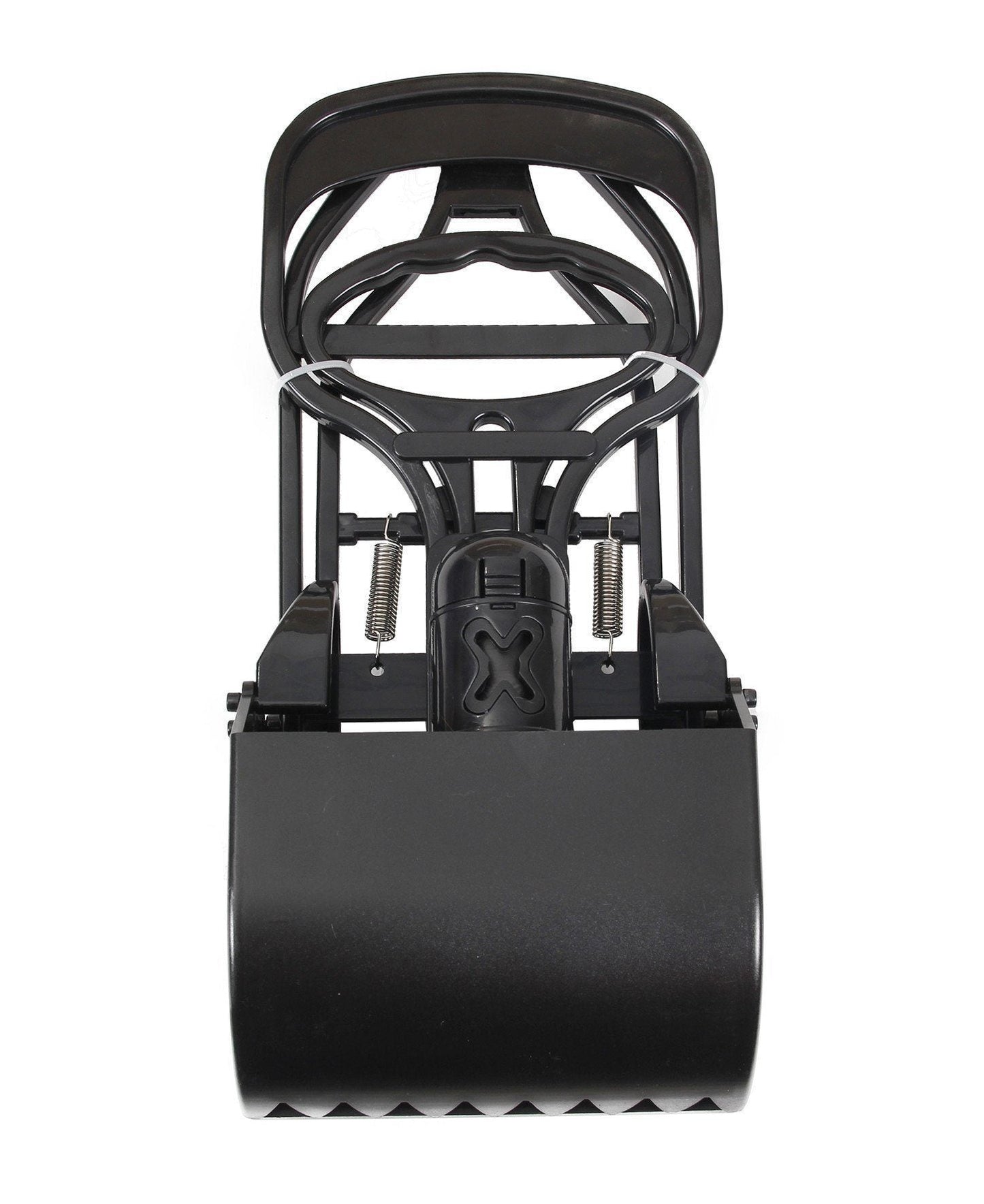 Pet Life ® Mini 'Squeeze-N-Scoop' Travel Collapsible Dog and Cat Kitty Litter Waste Pooper Scooper w/ Built-in Waste Bag Holder