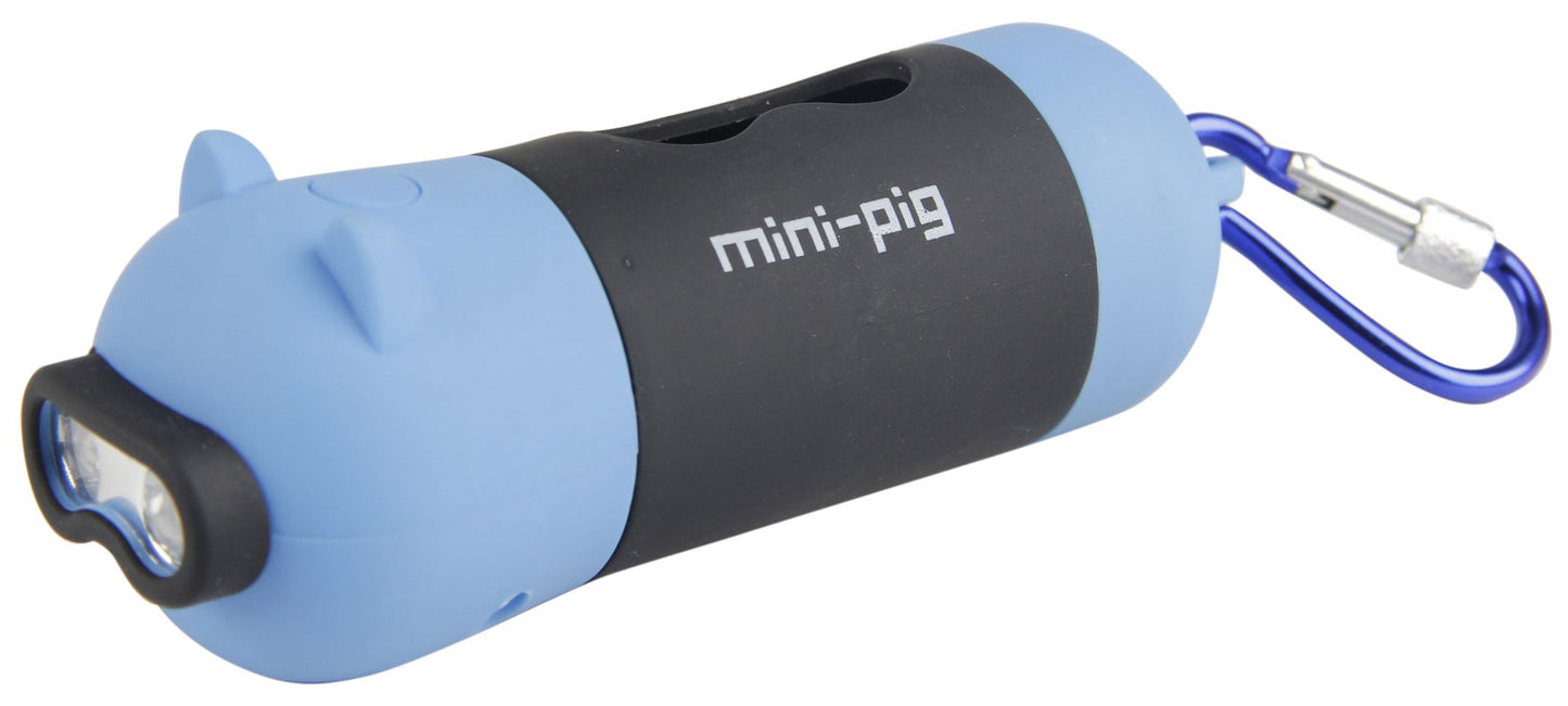 Pet Life ® 'Oink' LED Flashlight and Waste Bag Dispenser