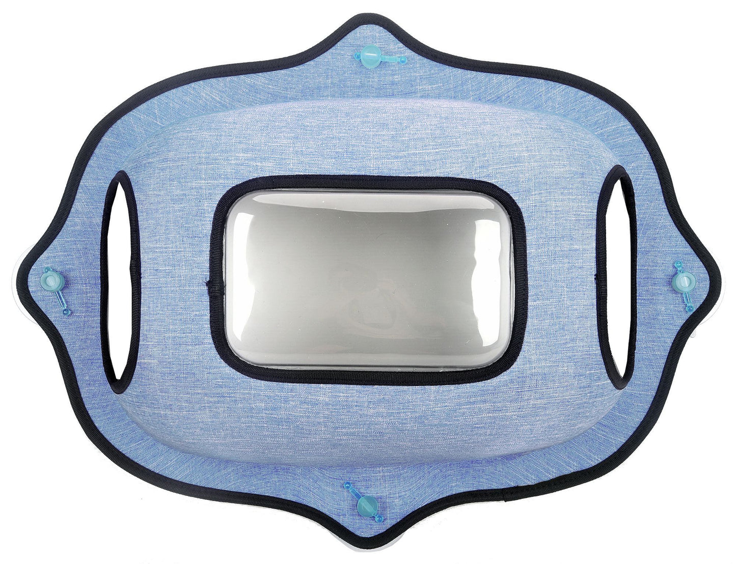 Pet Life ® 'Purr-view' See-through Suction Cup Kitty Cat Lounger and Bed