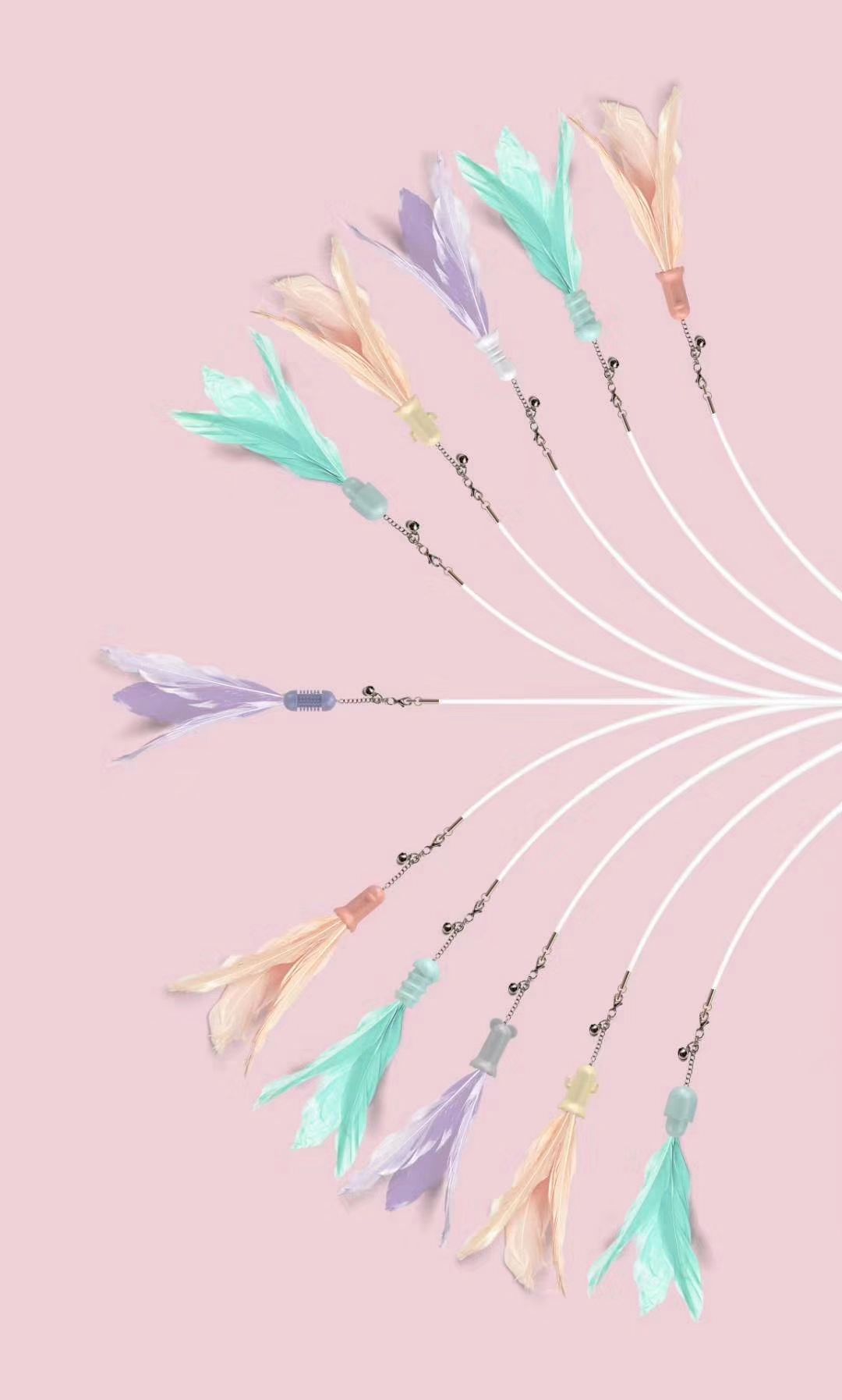 Pet Life ® 'Wander-cat' Customizeable and Extendable 10-in-1 Attachment Laser Cat Teaser