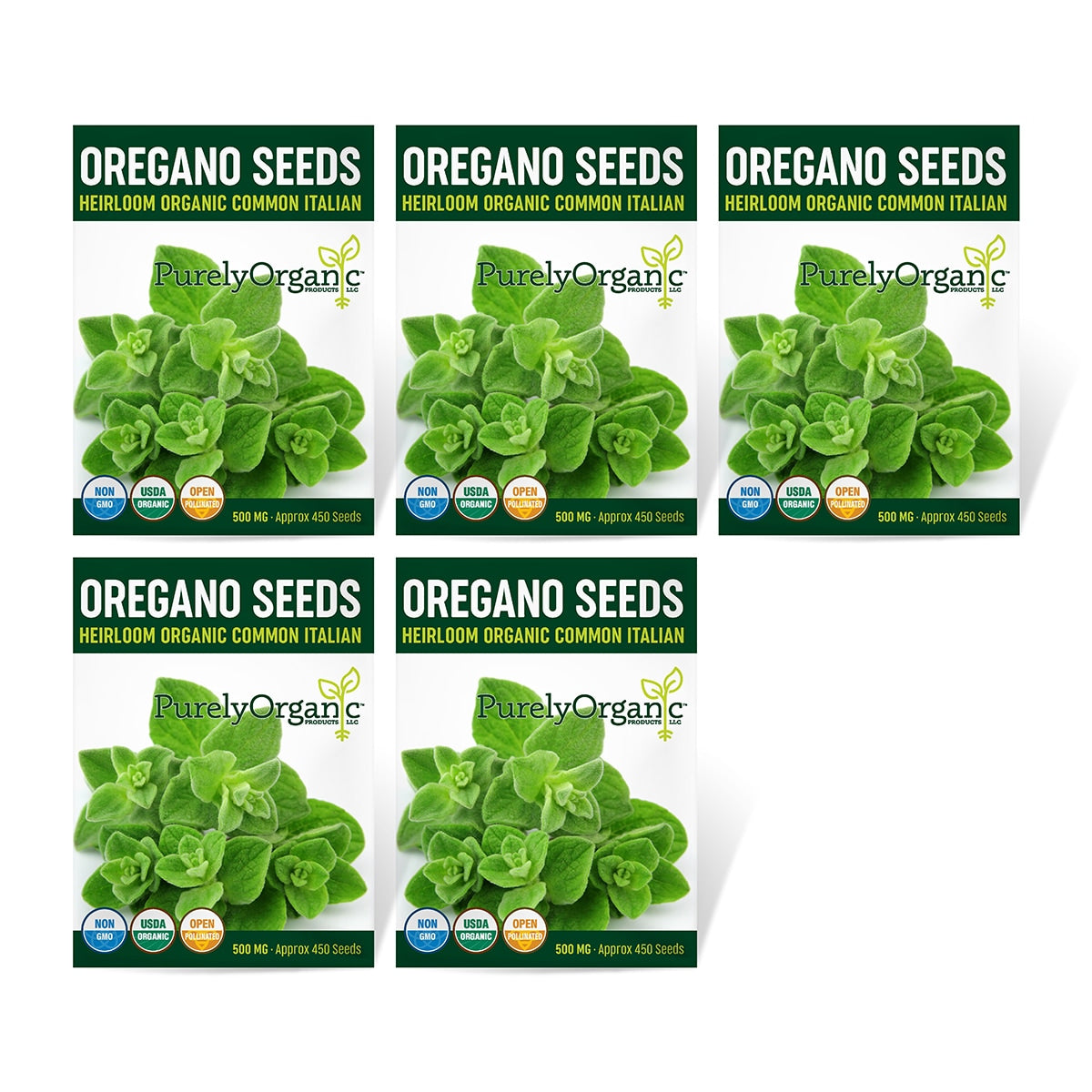 Purely Organic Common Italian Oregano Seeds - USDA Organic