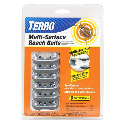 Terro Multi-Surface Roach Bait (6/pk)
