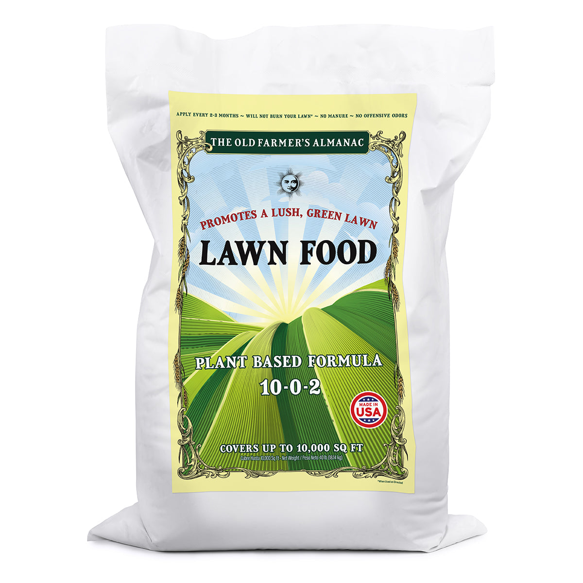 The Old Farmer's Almanac Lawn Food 10-0-2