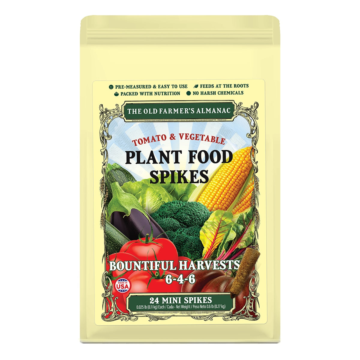 The Old Farmer's Almanac Tomato & Vegetable Plant Food Mini Spikes