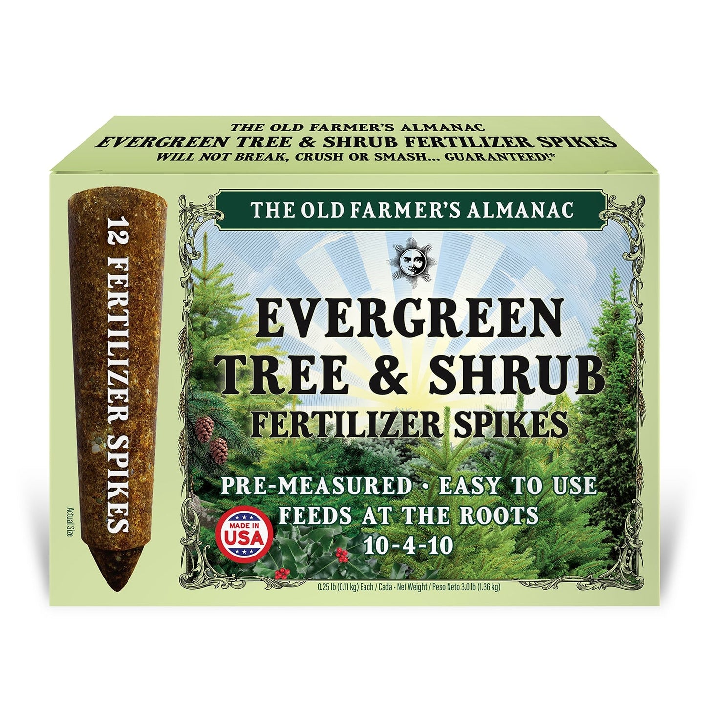 The Old Farmer's Almanac Evergreen Tree & Shrub Fertilizer Spikes