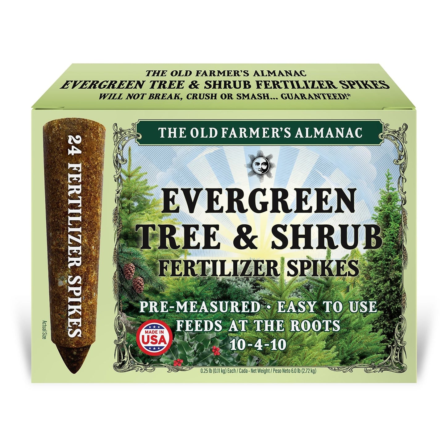 The Old Farmer's Almanac Evergreen Tree & Shrub Fertilizer Spikes