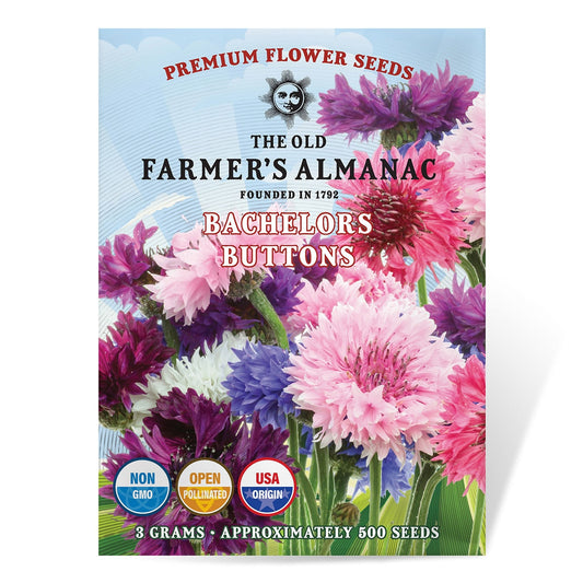 The Old Farmer's Almanac Bachelors Button Seeds