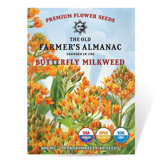 The Old Farmer's Almanac Butterfly Milkweed Seeds
