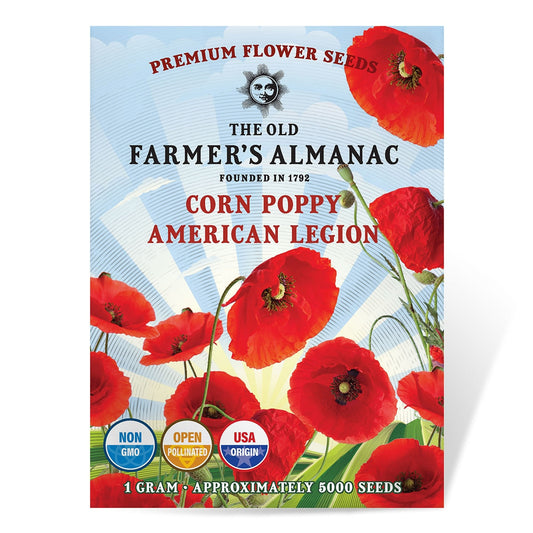 The Old Farmer's Almanac American Legion Corn Poppy Seeds
