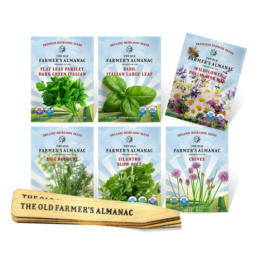 The Old Farmer's Almanac Heirloom Herb Garden Starter Kit