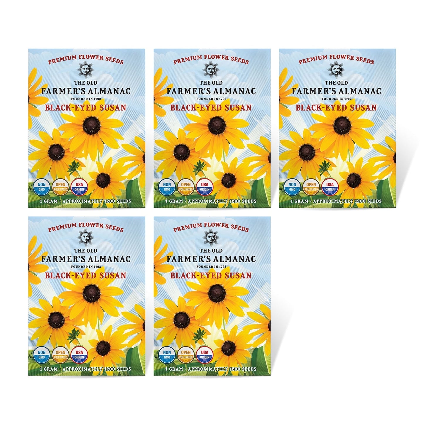 The Old Farmer's Almanac Rudbeckia Black Eyed Susan Seeds