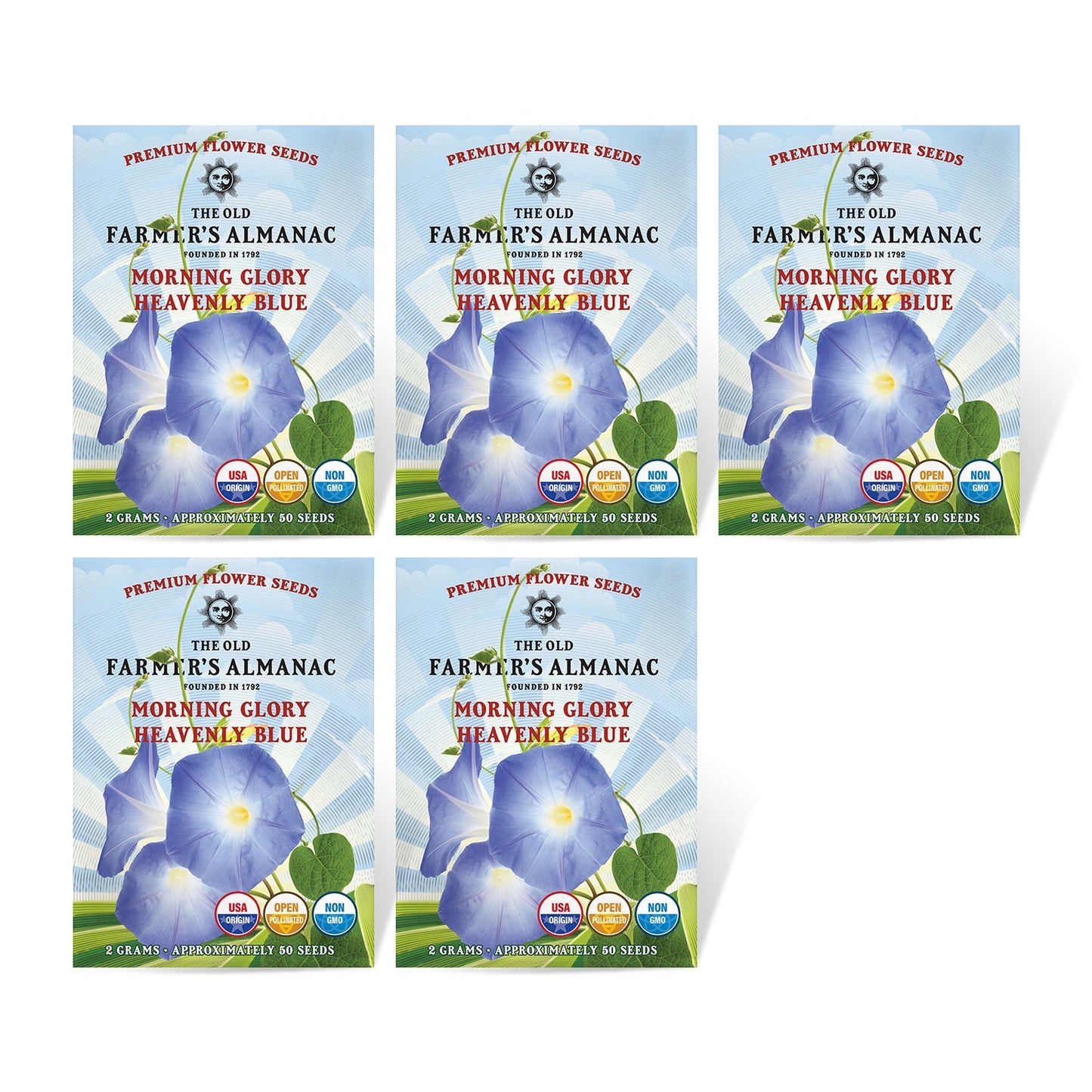 The Old Farmer's Almanac Heavenly Blue Morning Glory Seeds