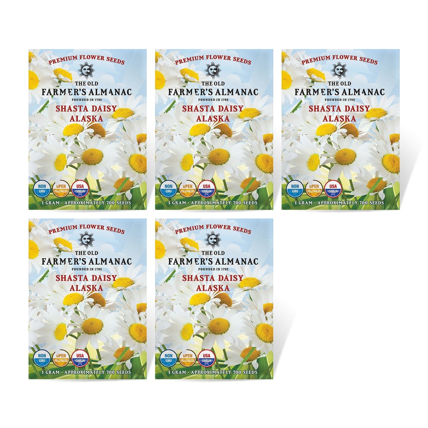 The Old Farmer's Almanac Shasta Alaska Daisy Seeds