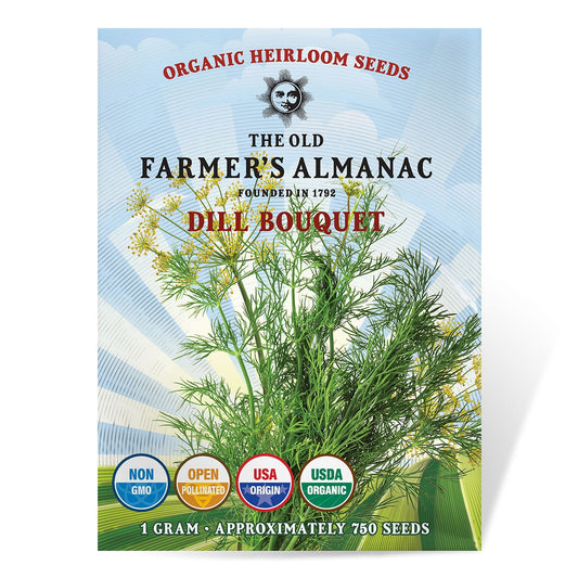 The Old Farmer's Almanac Heirloom Bouquet Dill Seeds - USDA Organic