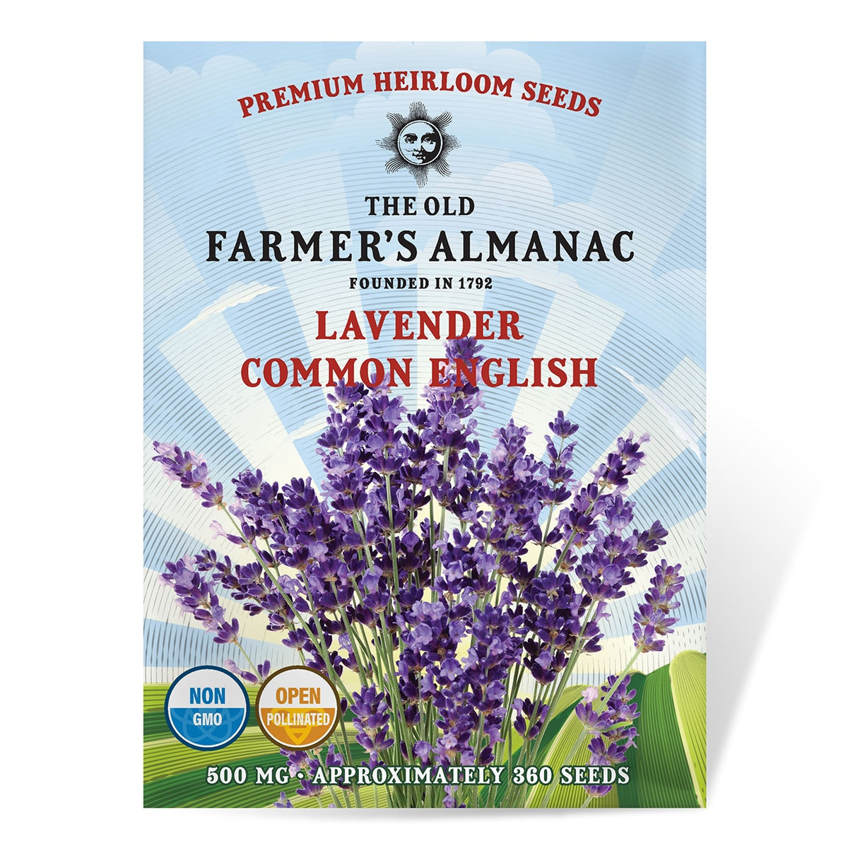 The Old Farmer's Almanac Heirloom Common English Lavender Seeds