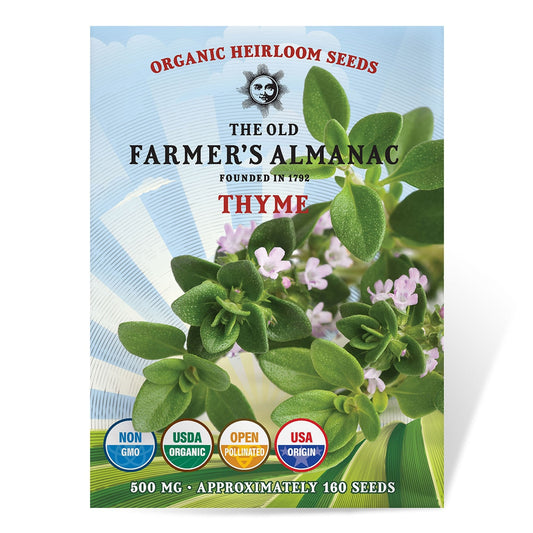 The Old Farmer's Almanac Heirloom Thyme Seeds - USDA Organic