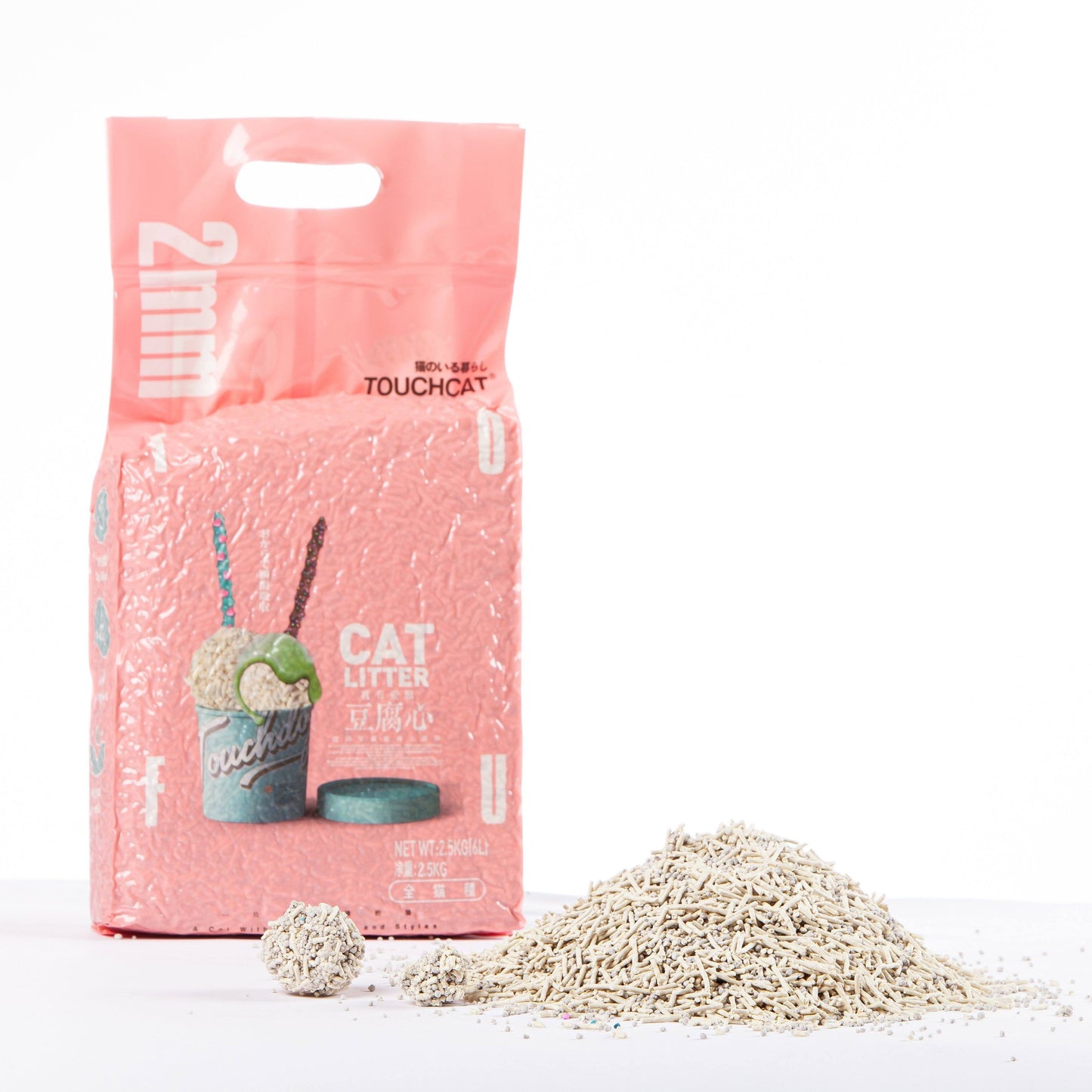 Touchcat 'Litter-ally Natural' Absorbant and Clumping Cat Litter w/ New Technology - Natural Flavor