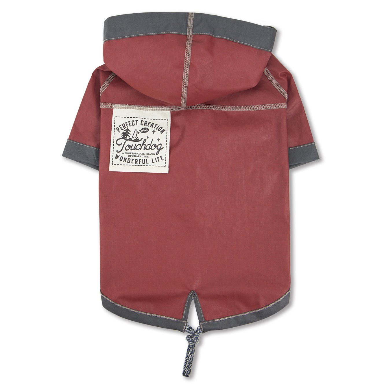 Touchdog 'Cloudburst' Reversible Fashion Waterproof Dog Raincoat