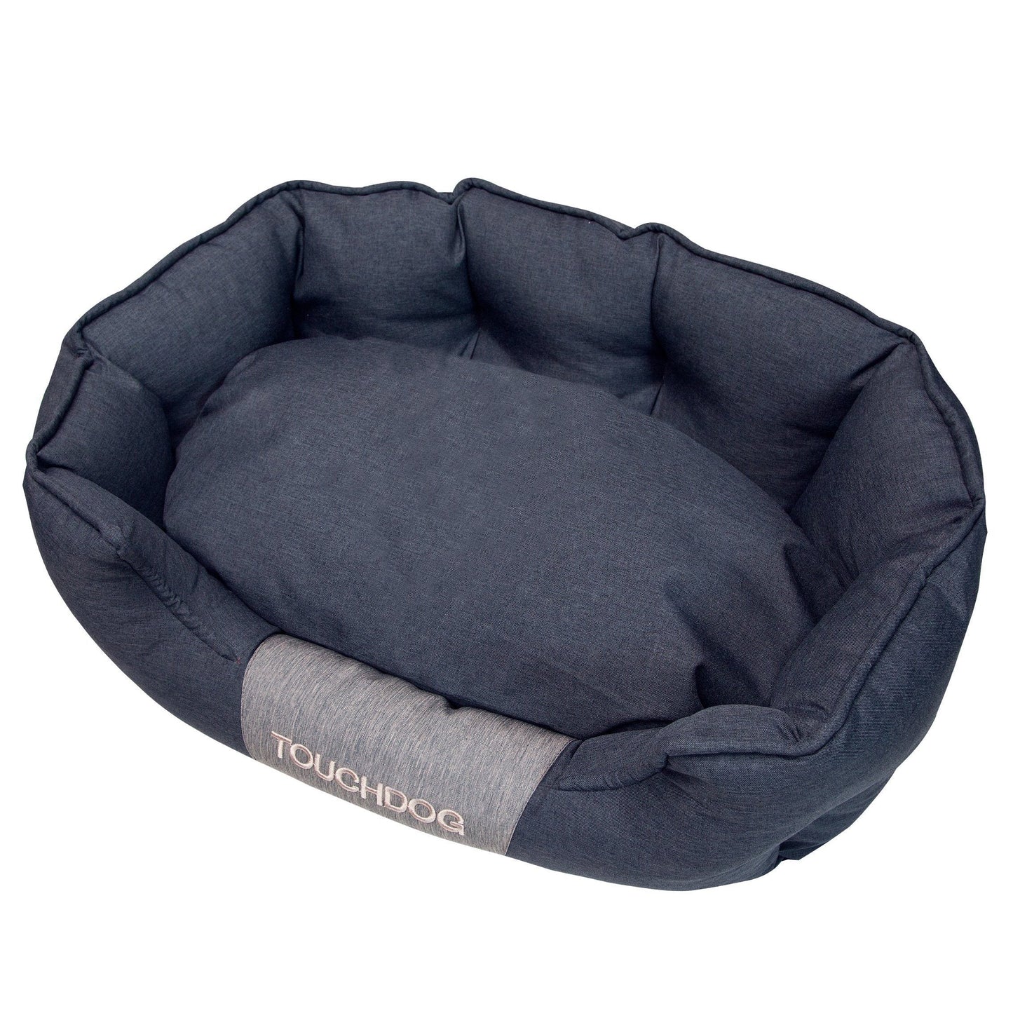 Touchdog 'Concept-Bark' Water-Resistant Premium Oval Dog Bed
