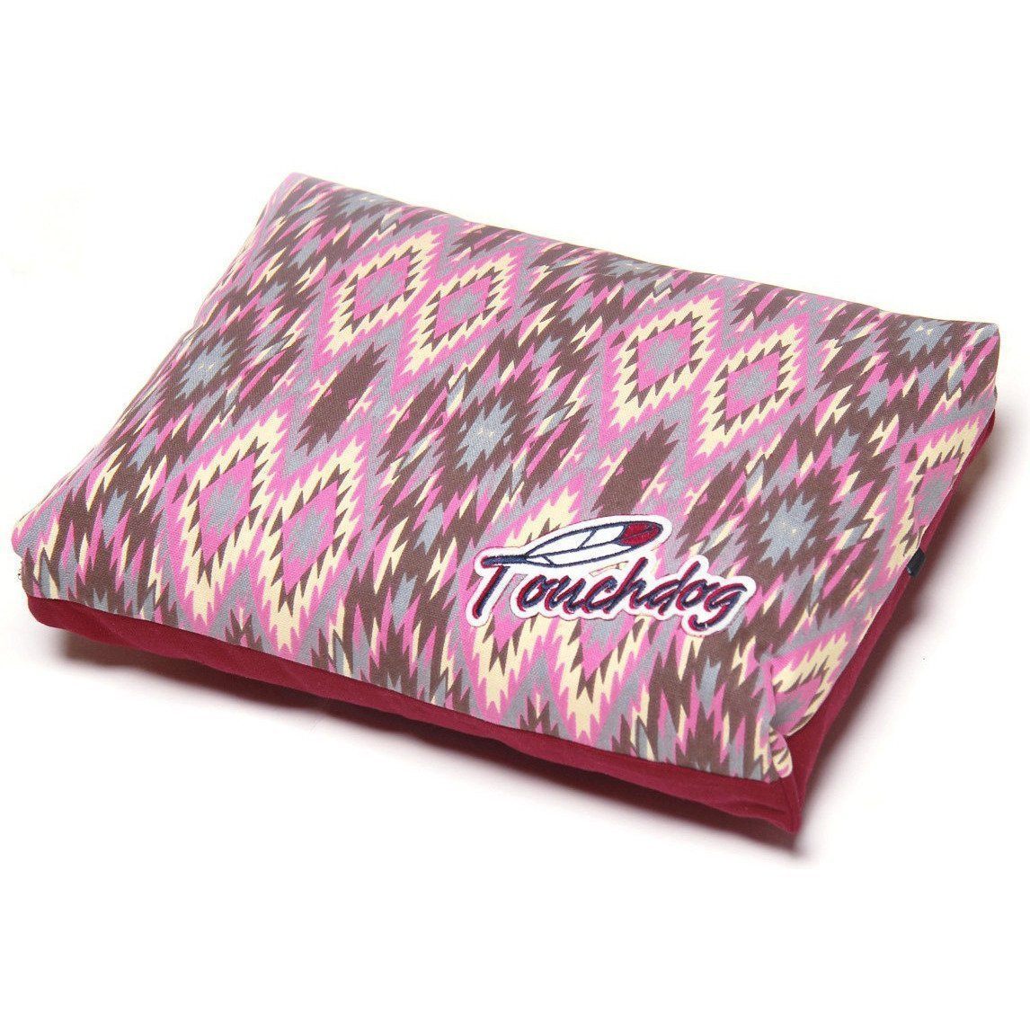 Touchdog ® '70's Vintage-Tribal' Rectangular-Boxed Designer Dog Bed