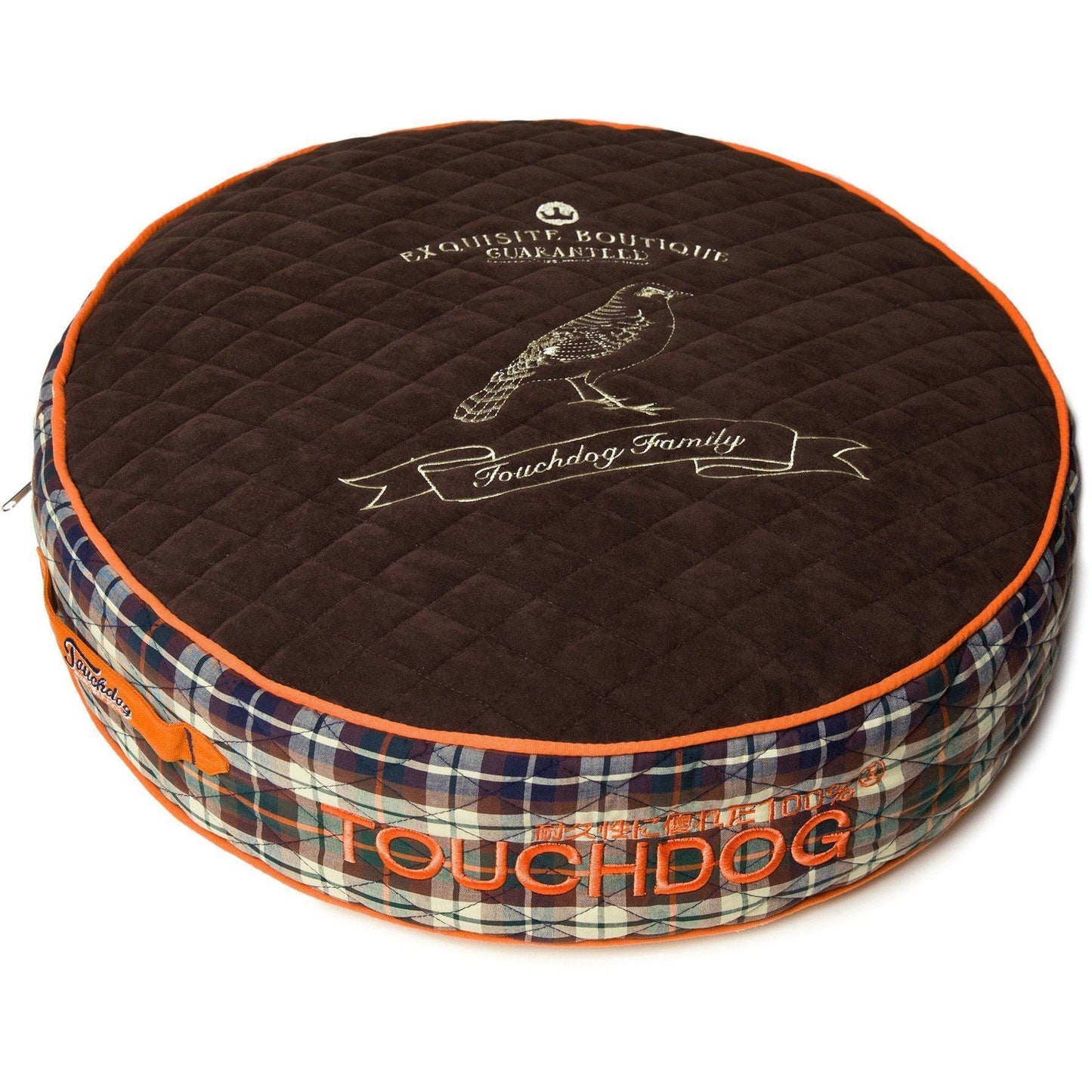 Touchdog ® 'Bark-Royale' Quilted and Raised Premium Rounded Designer Dog Bed