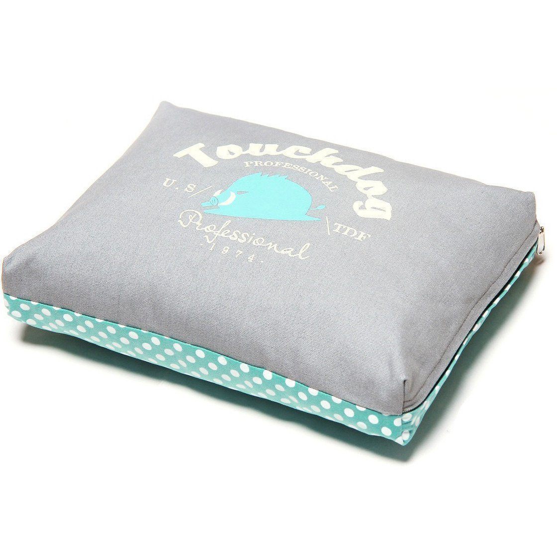 Touchdog ® 'Polka-Striped' Rectangular Designer Premium Dog Bed