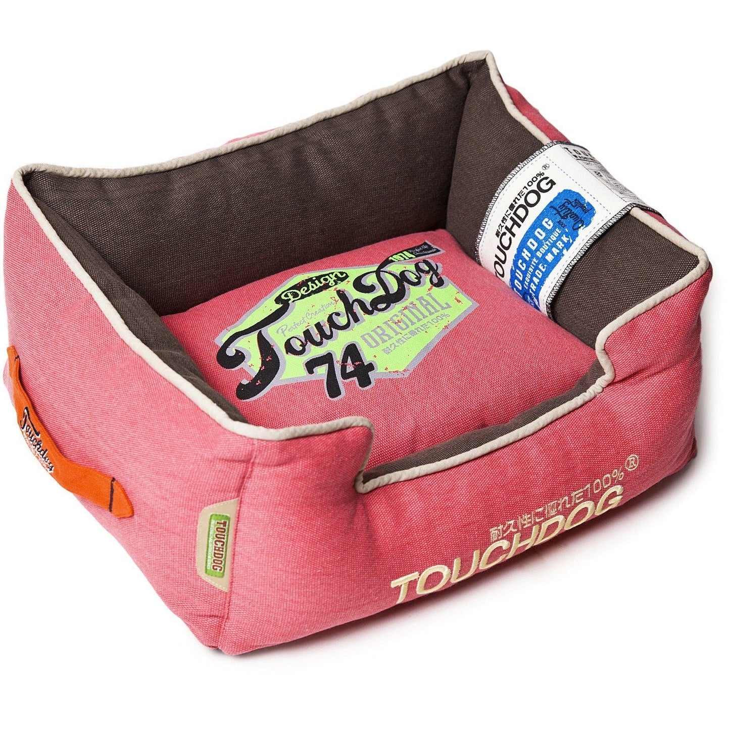 Touchdog ® 'Sporty Vintage' Original Reversible Rectangular Designer Dog Bed